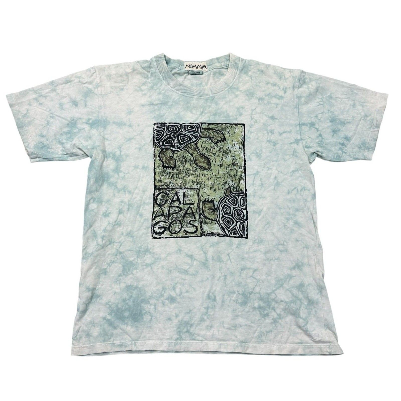 Nomada Galapagos Tortoise Tie Dye T-Shirt Top Multicoloured Mens Medium
