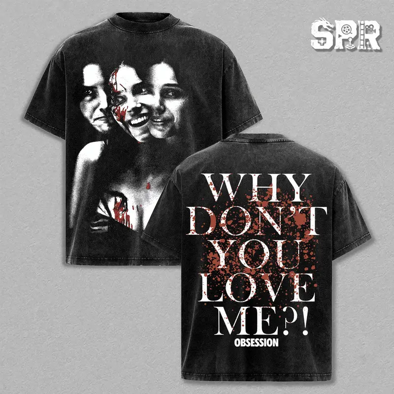 Obsession 2026 Horror Movie T-Shirt, Retro Slasher Film Graphic Tee Dark Horror