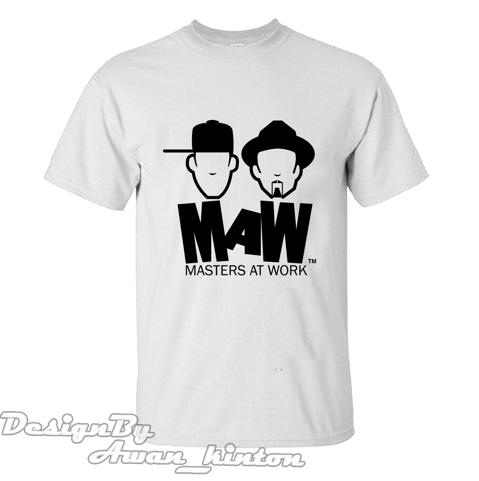 MASTER at Work Funny Record Logo TSHIRT Made In Usa Cotton