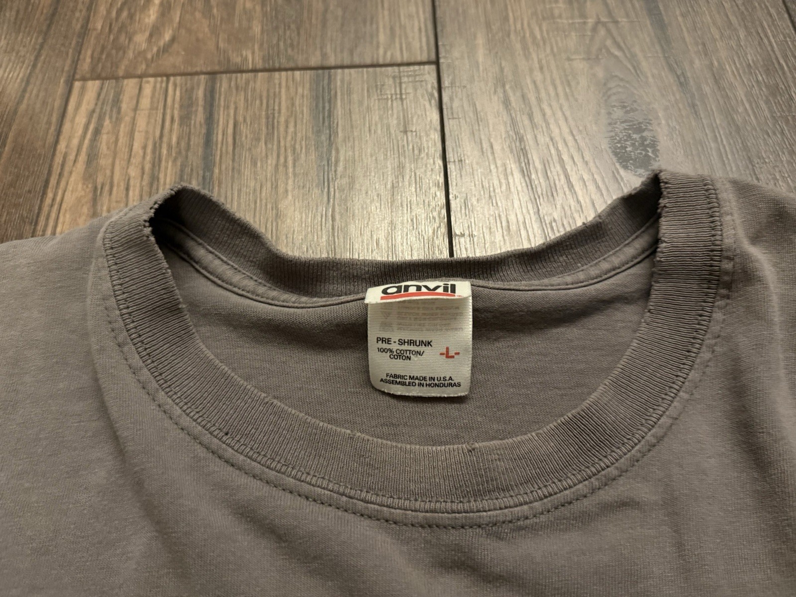 Vintage Poison the Well Shirt Trustkill Records Anvil Size L Grey Band Tee