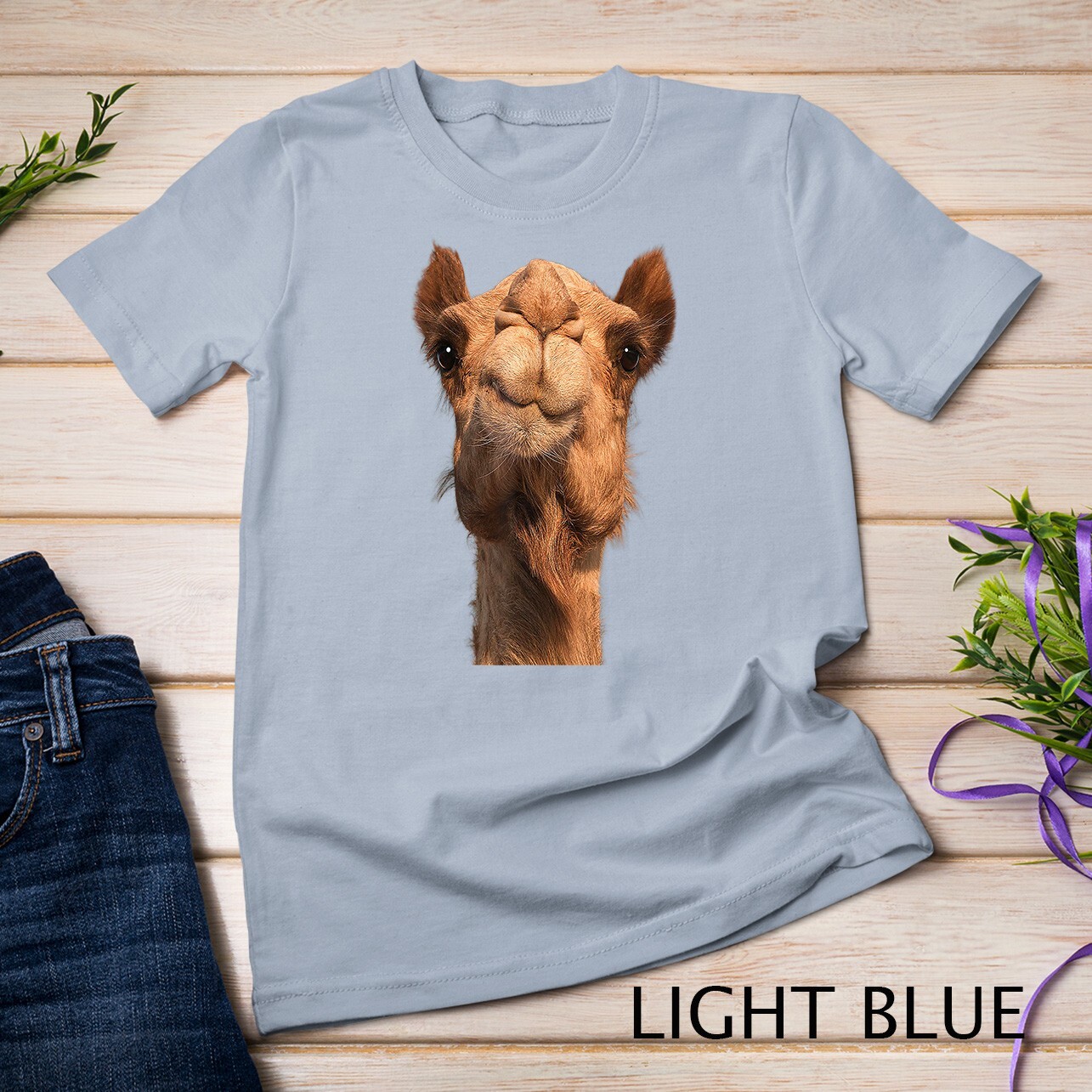 Camel Animal Face Unisex T-shirt