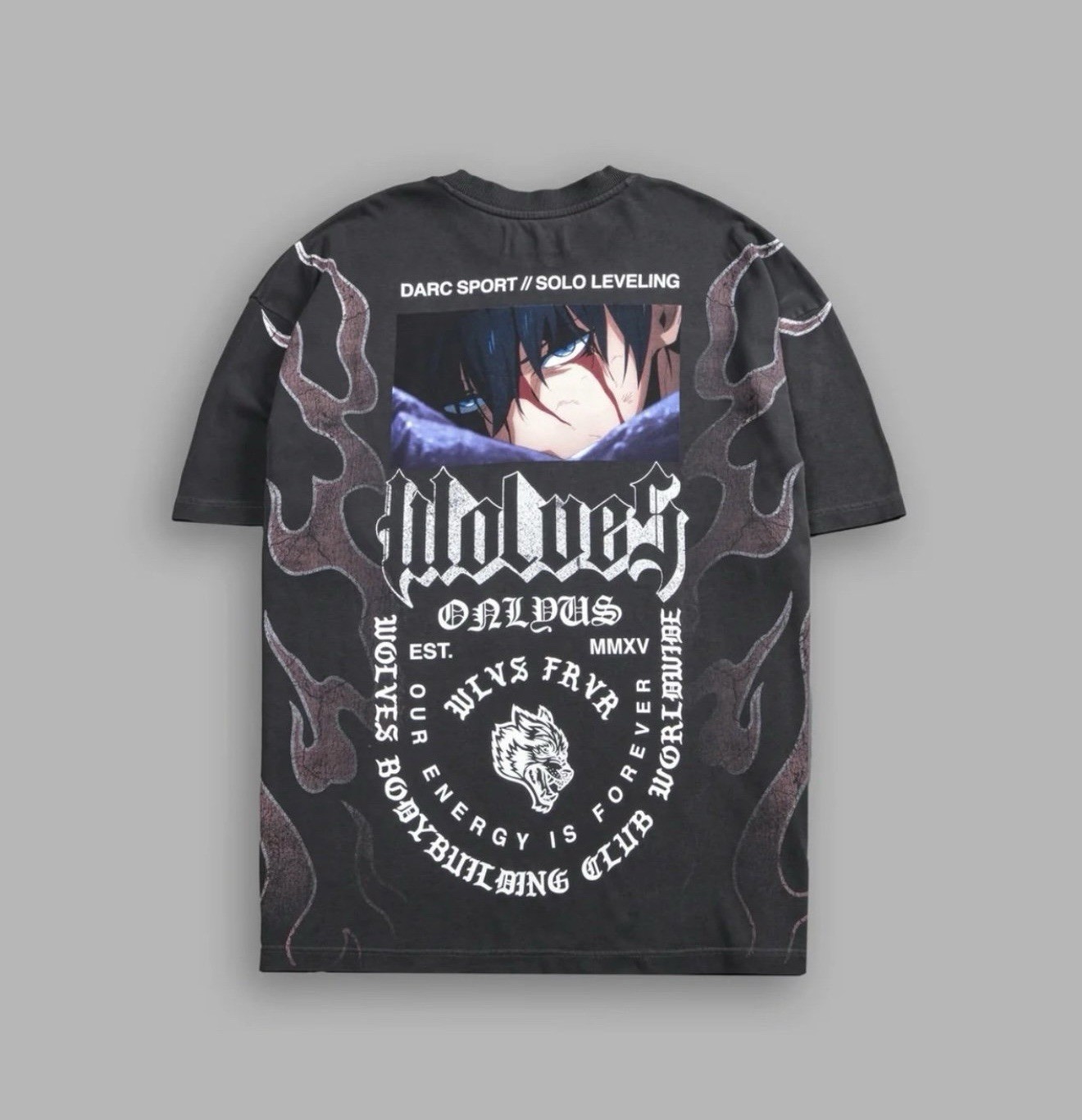 DARC SPORT X SOLO LEVELING “CONSUMED BY THE DARC” OVERSIZED TEE XXL
