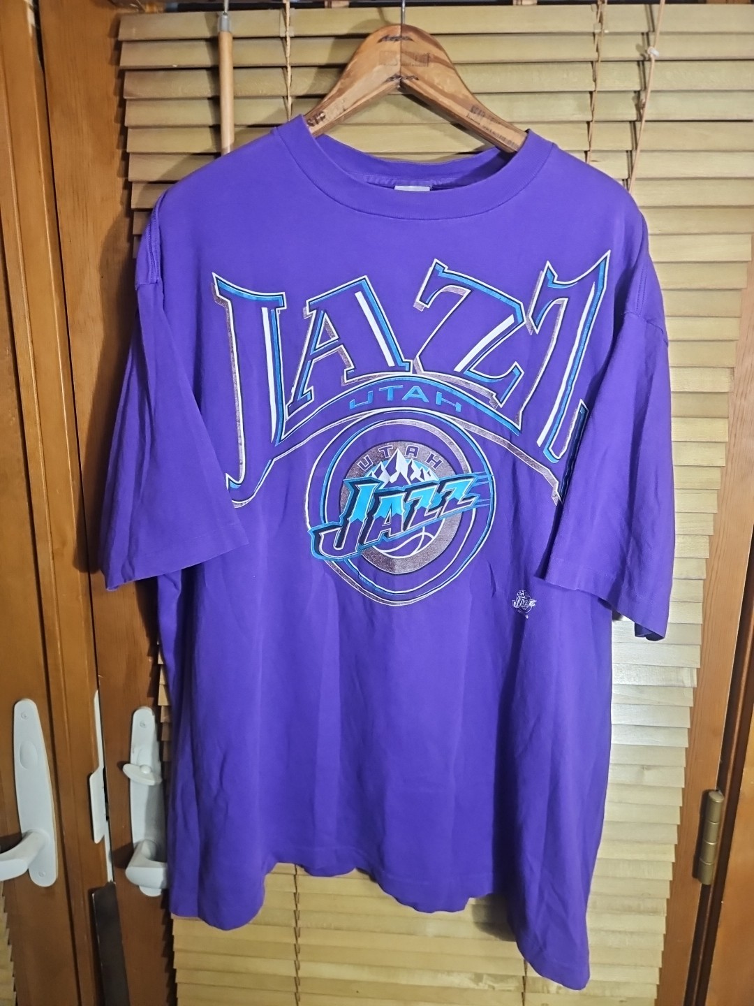 Vintage 90s Utah Jazz Single Stitch Tee T Shirt Men’s 2XL XXL Free Shipping