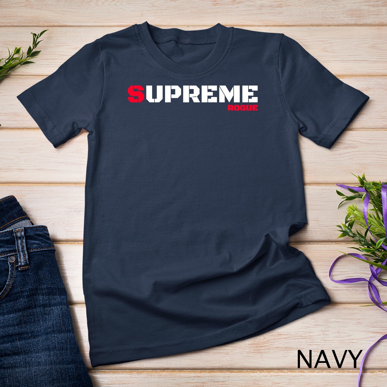 Hot Supreme Rogue Bad Boy Tee Military Style Gaming Gamer Unisex T-shirt