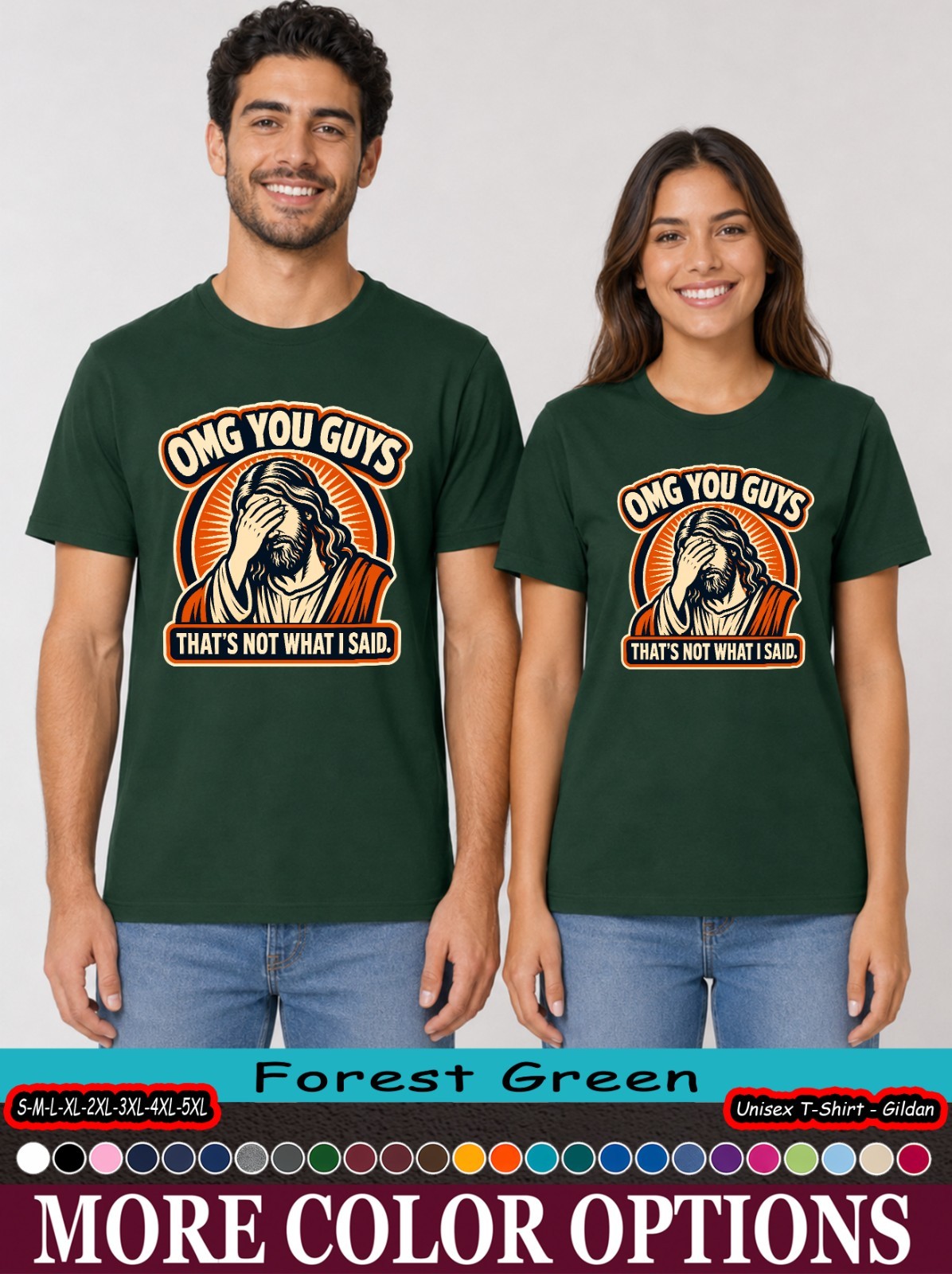 Jesus Facepalm Shirt, OMG You Guys Funny Christian Meme Tee