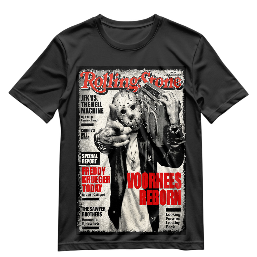 Friday The 13th T Shirt Jason Voorhees Rolling Stone Graphic Shirt Friday Tee