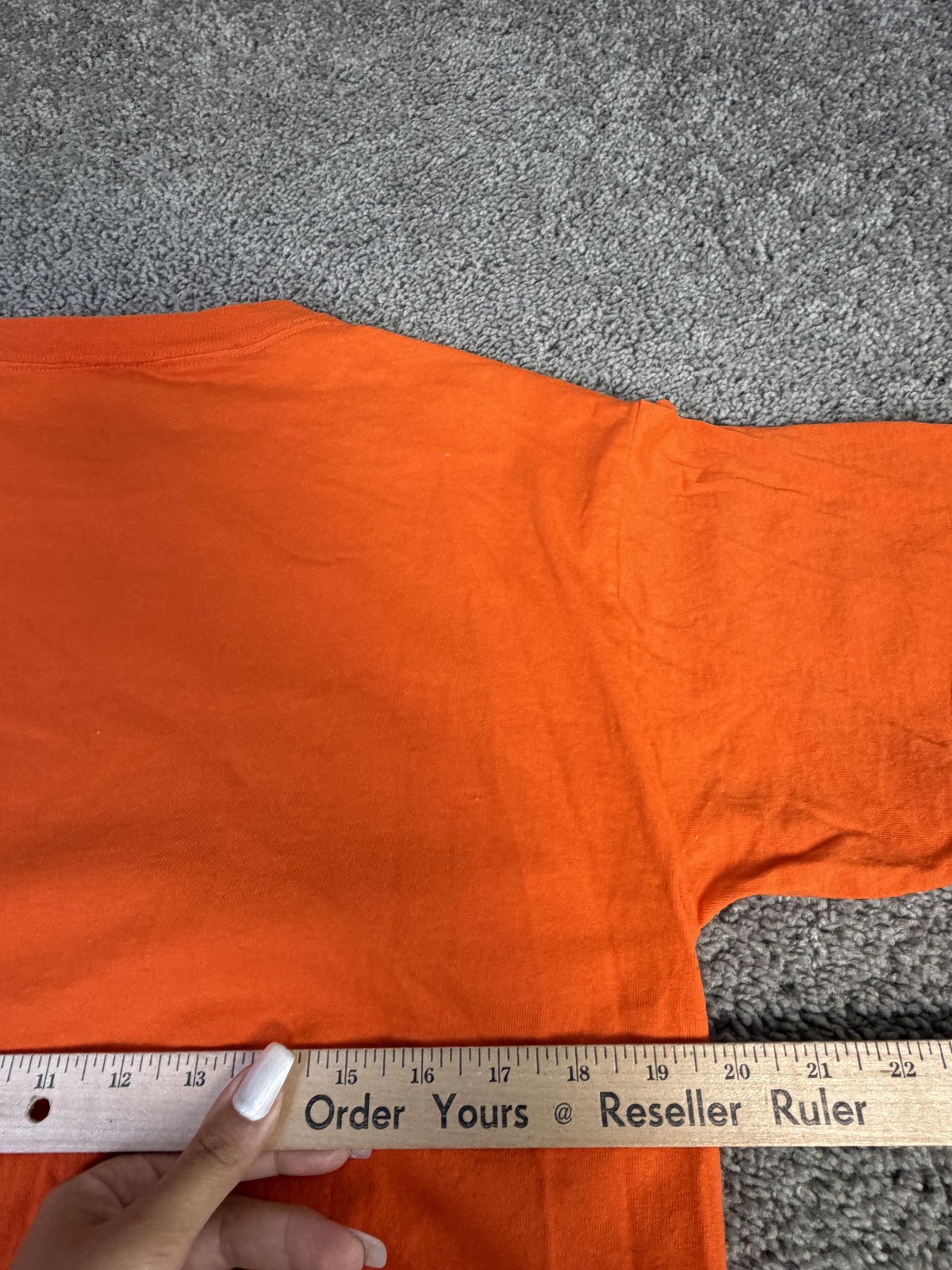 Vintage Basic Editions Halloween Shirt Mens M Orange Pumpkins Bats Moon 90s
