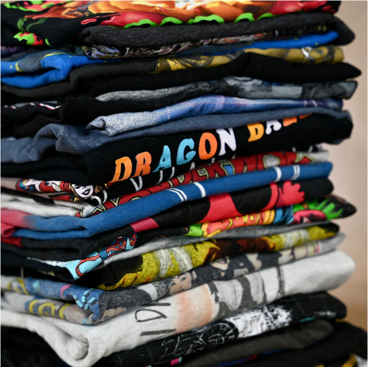 Bulk Graphic T-Shirt Lot Reseller Pack Mens Anime Marvel DC Pop Culture
