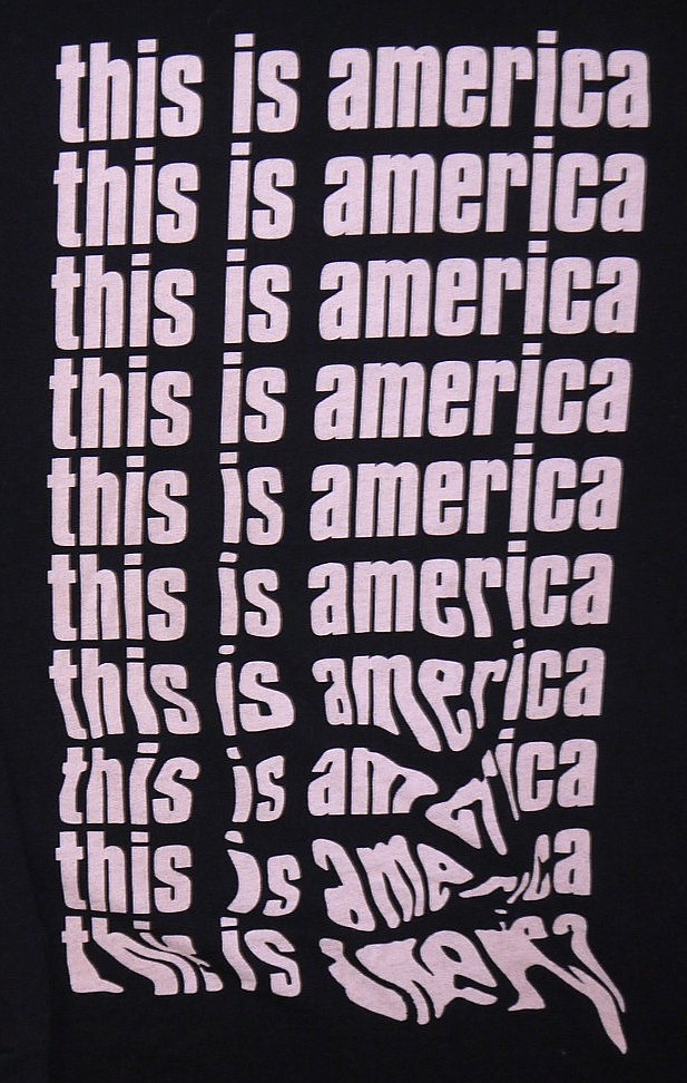 Mens GUC Official DONALD GLOVER This is America L/S Graphic T Shirt size L