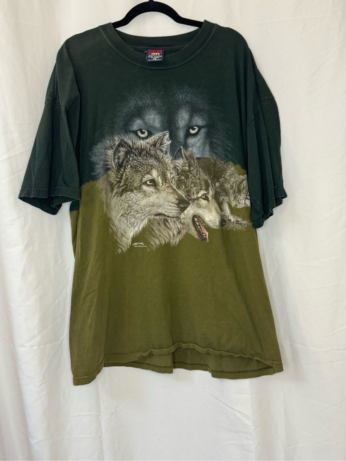 Polar Graphics USA Olive Crewneck Tee
