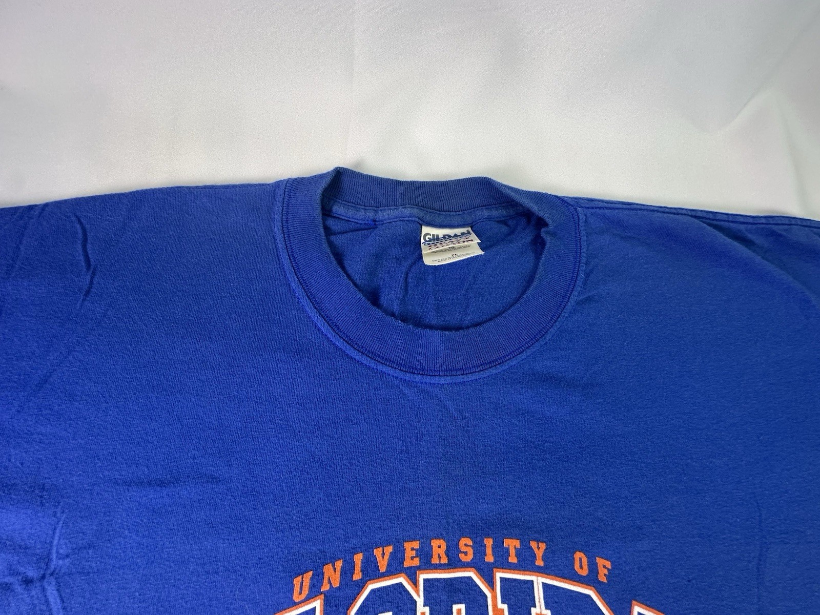 Gildan Activewear Heavy Weight Cotton Mens XL Blue T Shirt University Of Florida