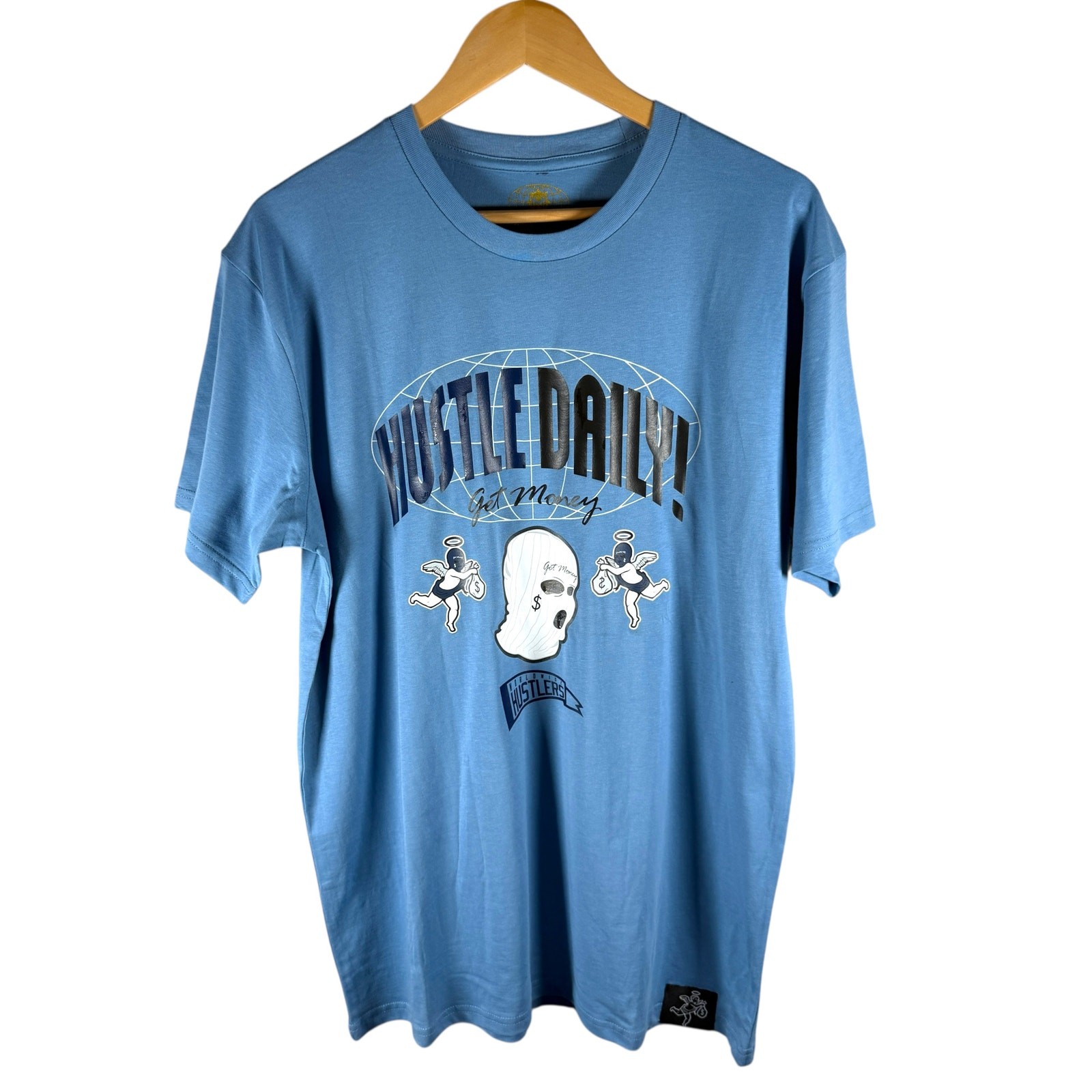 Hastamuerte Hustle Daily Get Money T-shirt Men’s L – Skater Streetwear Casual