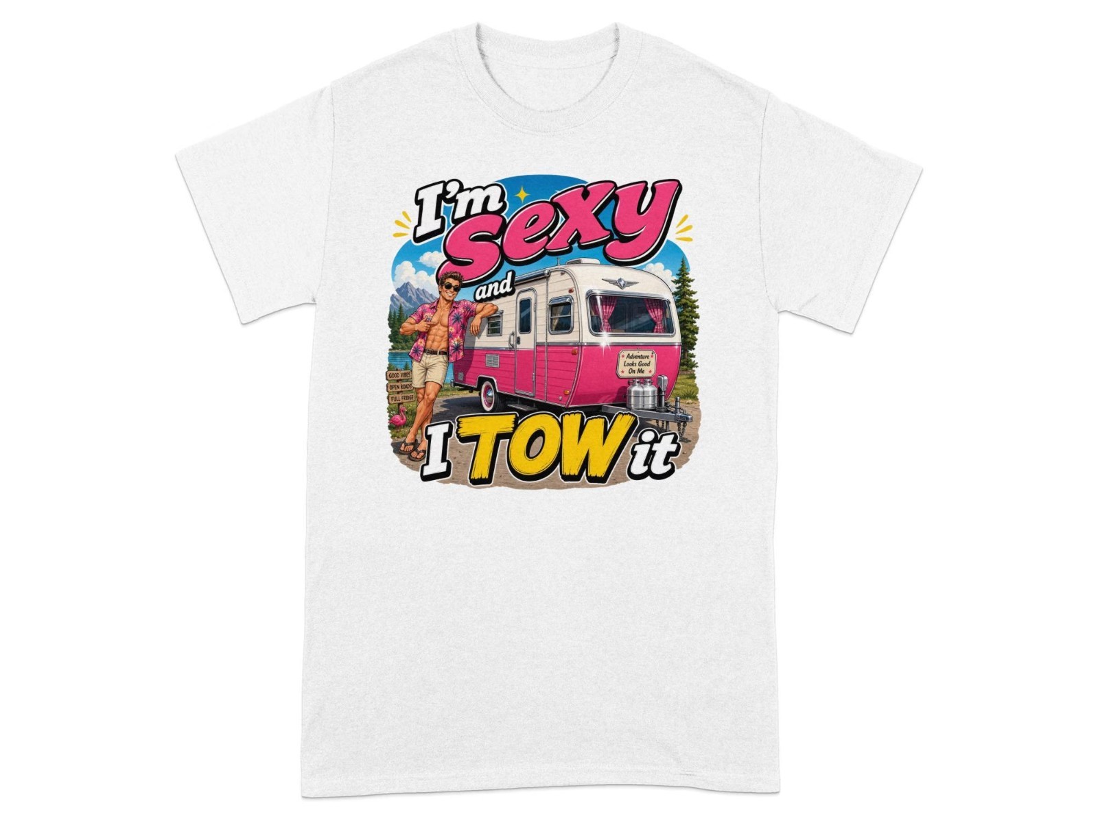 Funny RV Shirt, Camping Tee, Road Trip Adventure Top T-Shirt