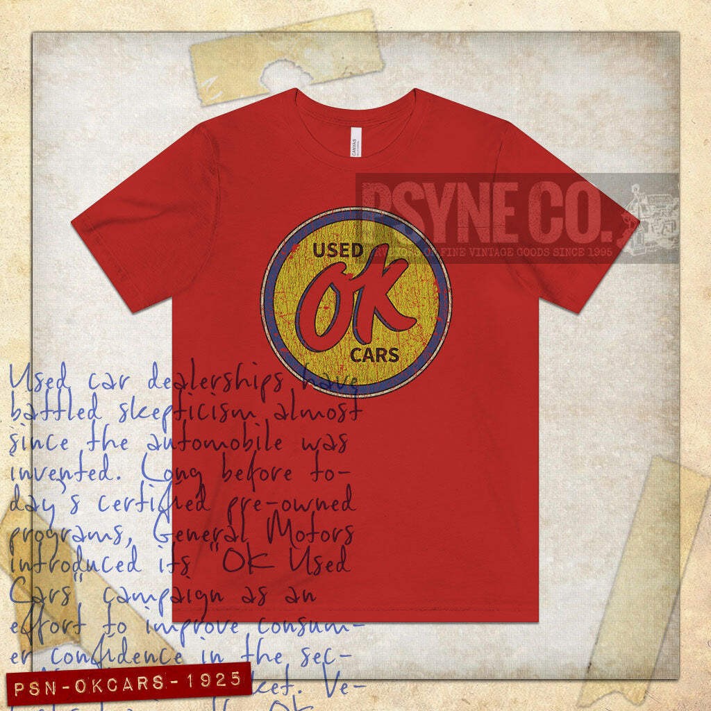 OK Used Cars 1925 Vintage Men’s T-Shirt