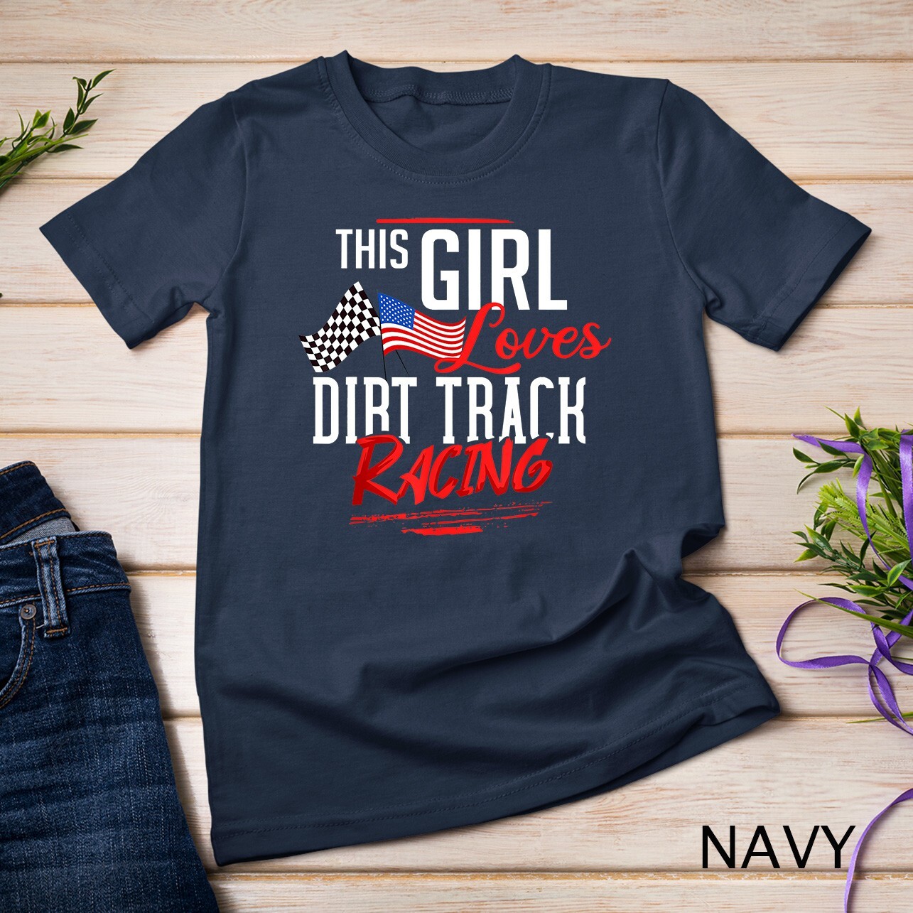 Dirt Track Racing Gift Sprint Car Racing T-Shirt Unisex T-shirt