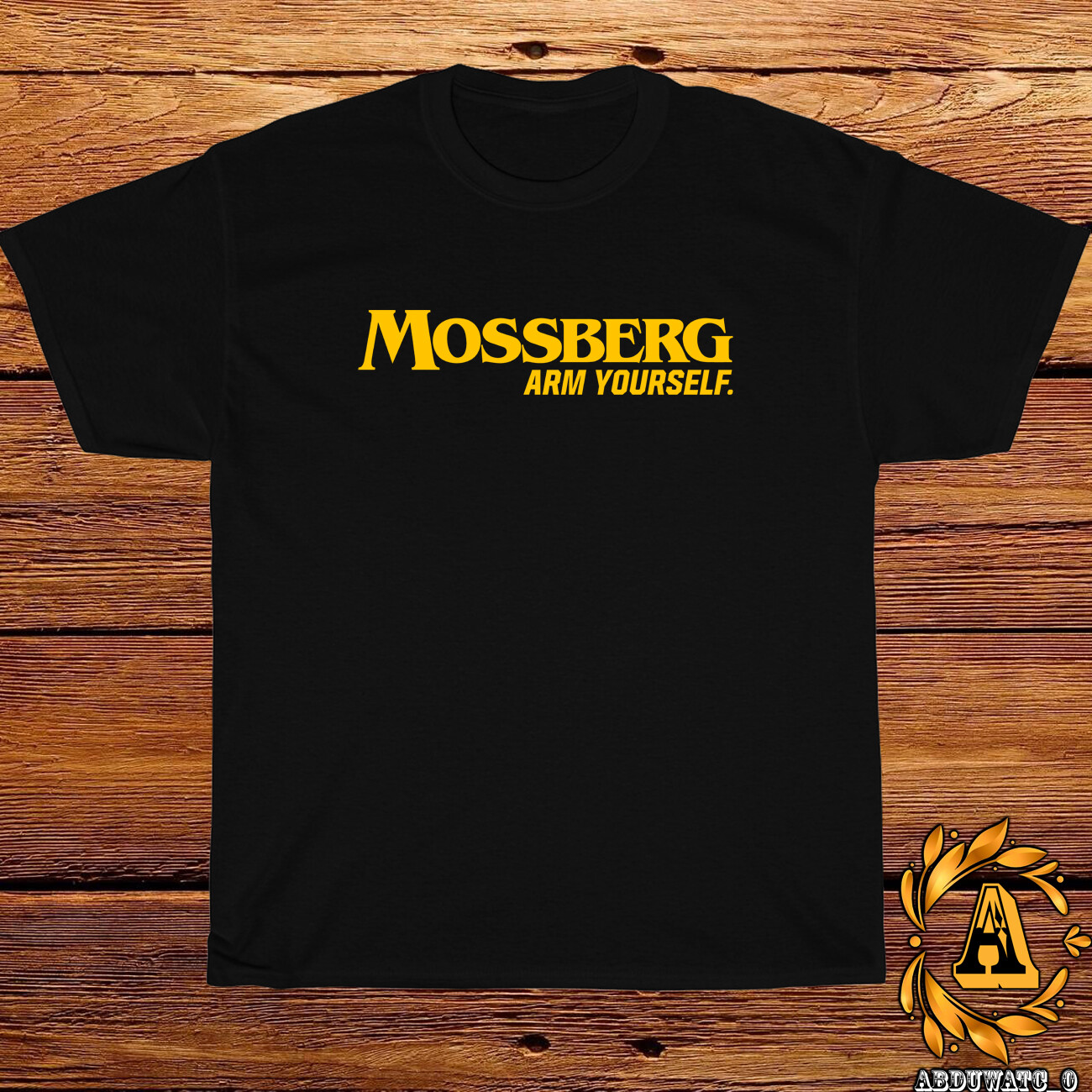 New Mossberg Arm Yourself Logo Black/Sport Grey/White/Navy/Red T-Shirt S-5XL