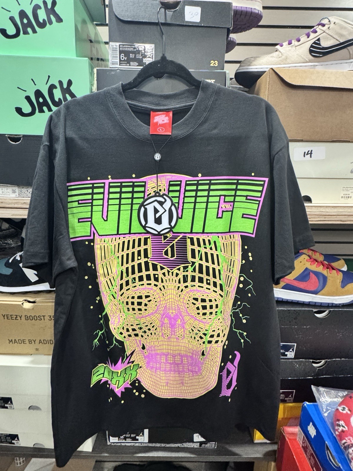 evil vice t shirt Glow Head