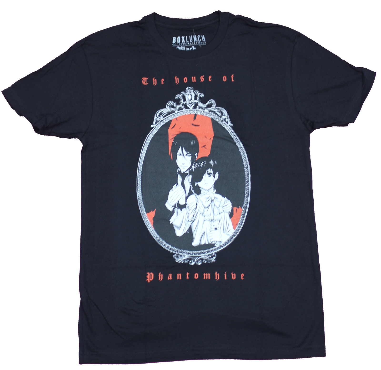 Black Butler Mens T-Shirt – The House of Phantomhive Ciel Sebastian Frame
