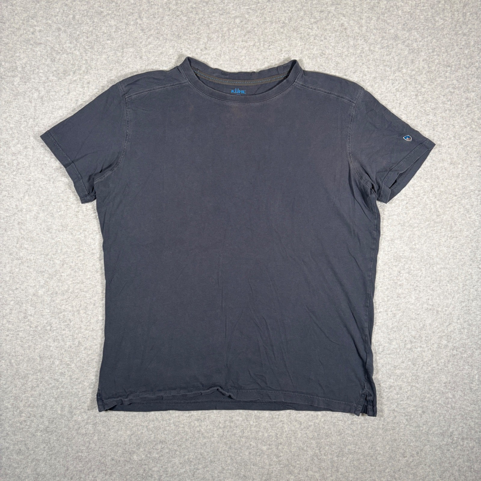 Kuhl Wildfibre T Shirt Mens Large Black Organic Cotton Short Sleeve Tee