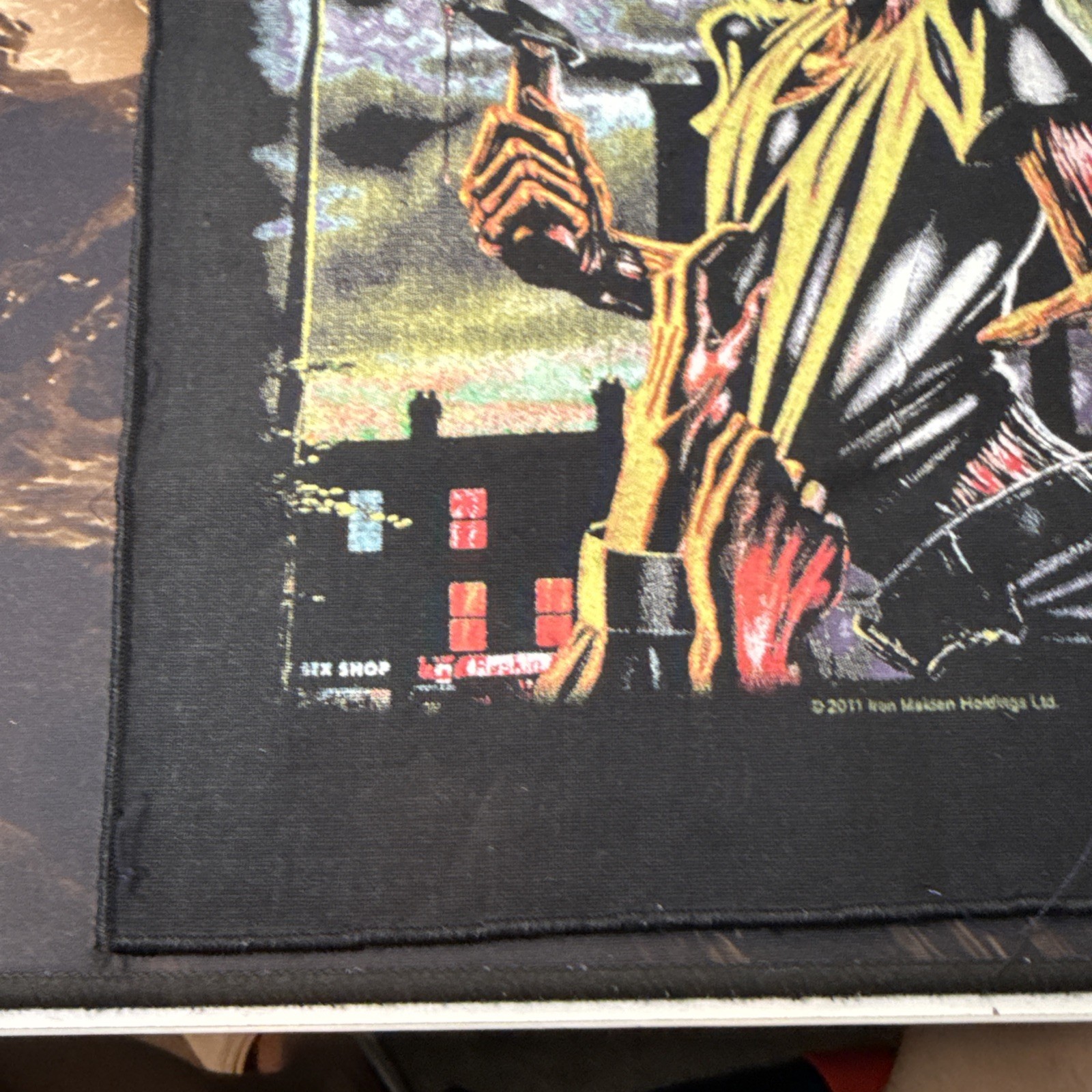 Large IRON MAIDEN Licensed KILLERS Eddie Woven Sew On Battle Jacket BACK Patch