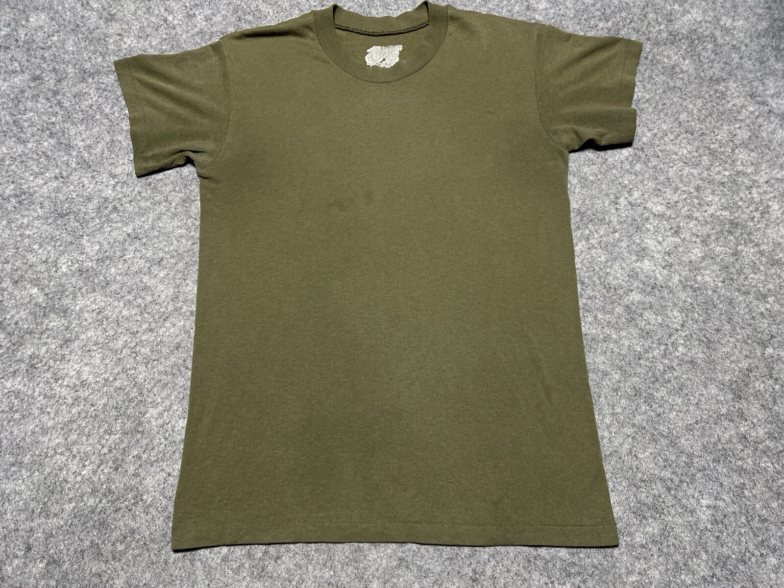 USMC OD Green Baggy XS Single stitch Military Shirt Blank Skater Grunge Style
