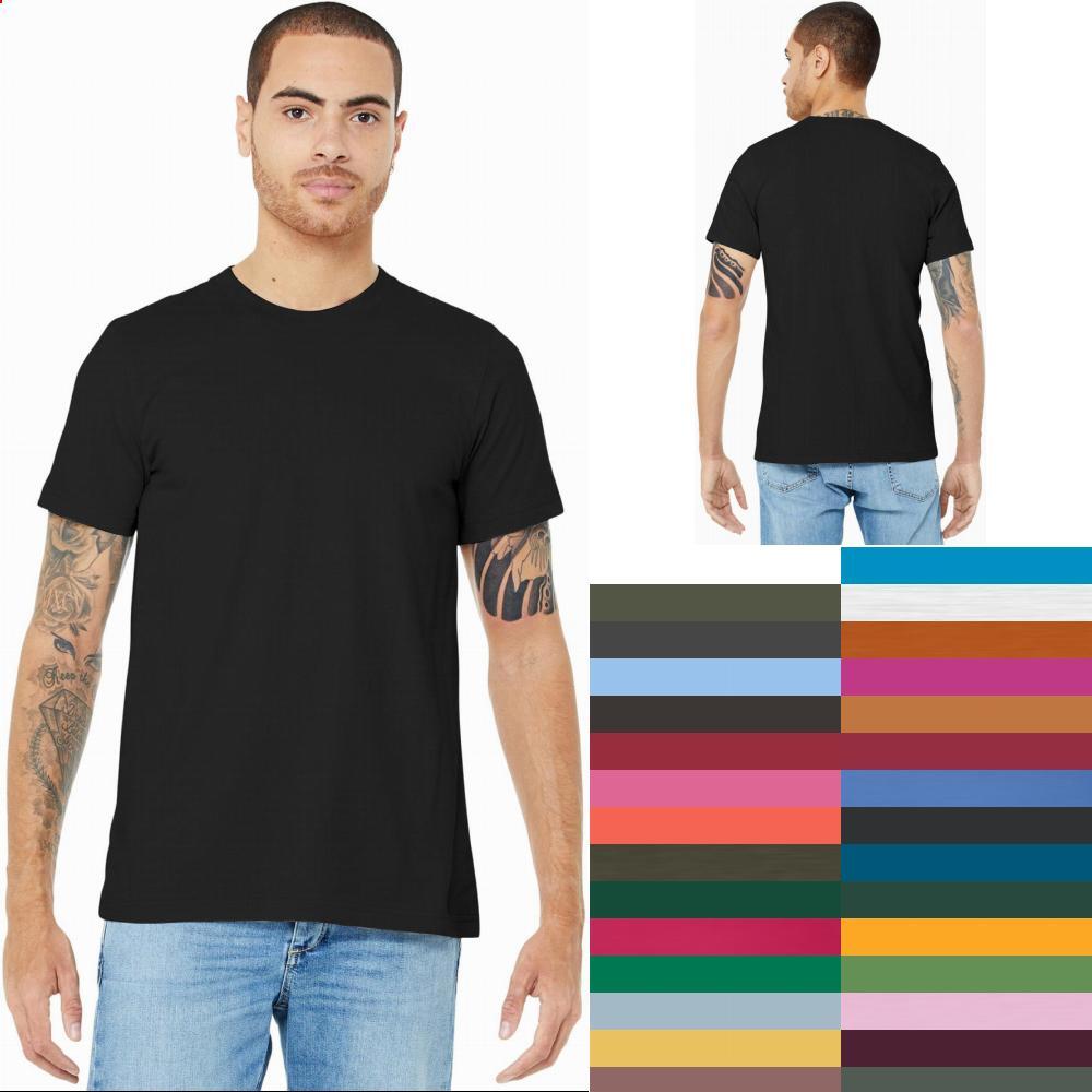 BELLA+CANVAS ® Unisex Jersey Short Sleeve Tee. BC3001, XS-4XL, Colors A