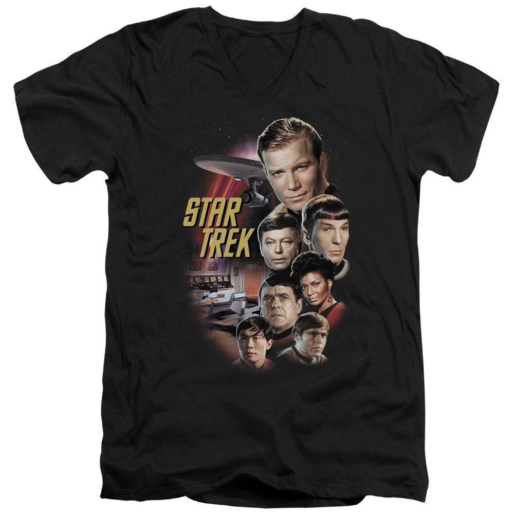 Star Trek The Classic Crew Original Series TOS Licensed Adult T-Shirt
