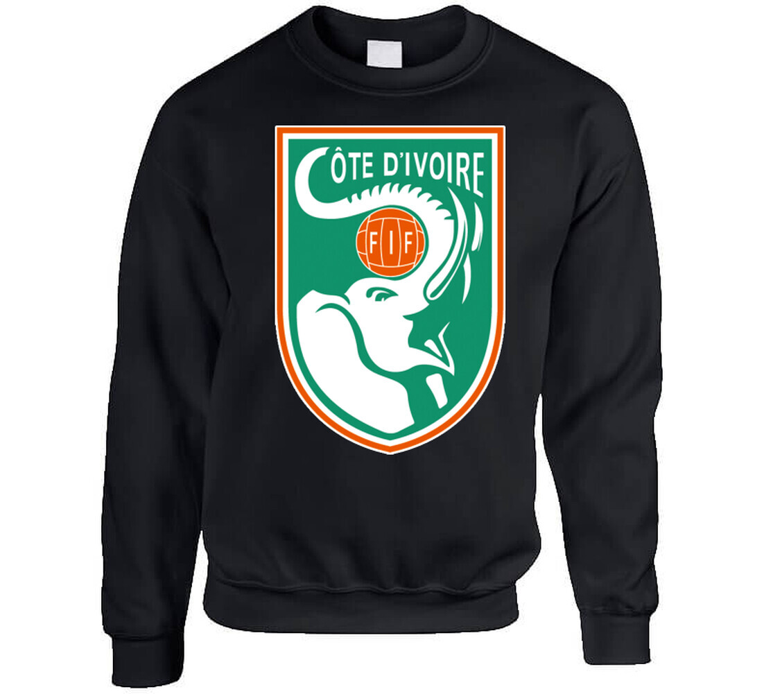Ivory Coast Cote D’ivoire Soccer Futbol World Cup Logo Crest T Shirt