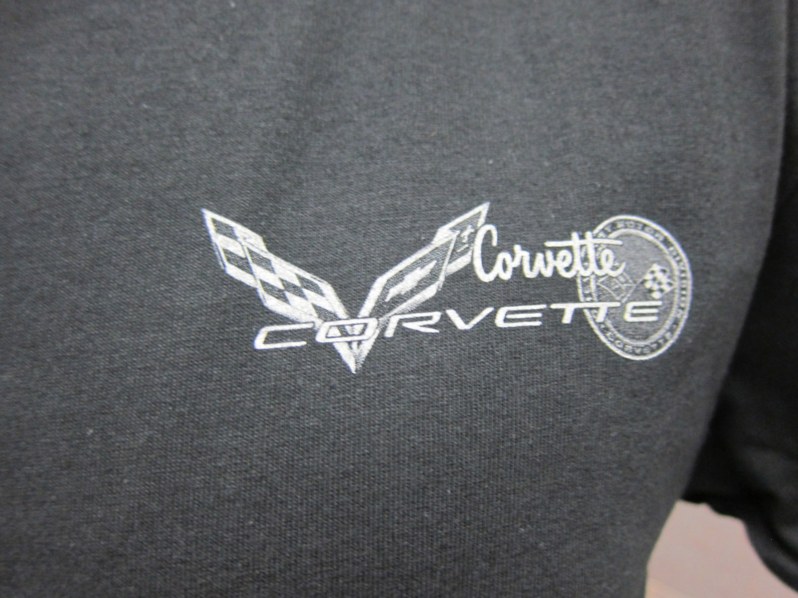 Chevrolet Corvette All Year Logo C1-C8 Graphic Black T-Shirt Official Licensed