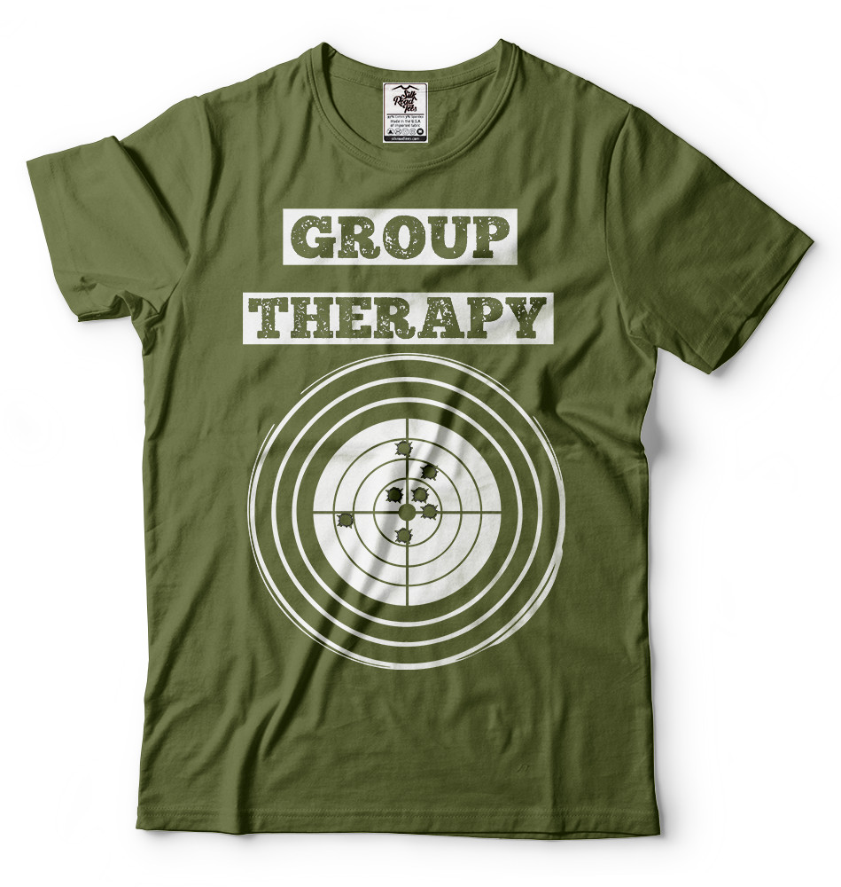 Group Therapy T Shirt 2nd Amendment Gun Laws Rights T-shirt Shooting Range Shirt