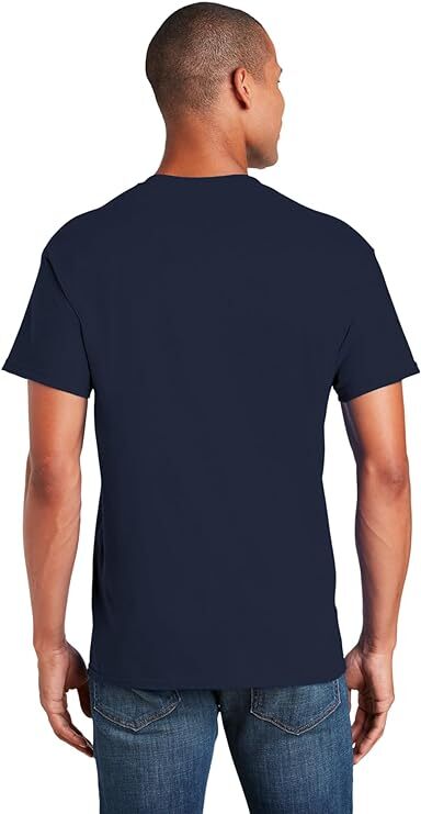 Gildan (5-pack) Navy Bulk Solid Ultra Cotton Short Sleeve Blank Tee T-Shirt S-XL