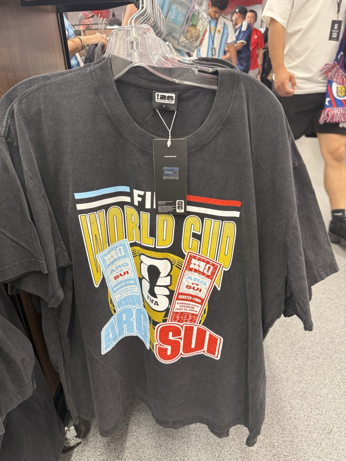 FIFA World Cup 2026 Match 100 Match Exclusive Argentina Switzerland Vintage Tee