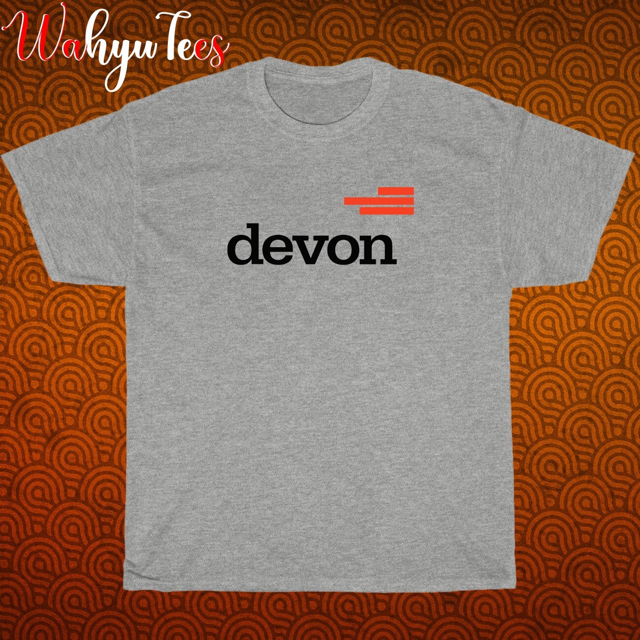 New Devon Energy Logo Black/Grey/Navy/White Size S-5XL Unisex T-Shirt