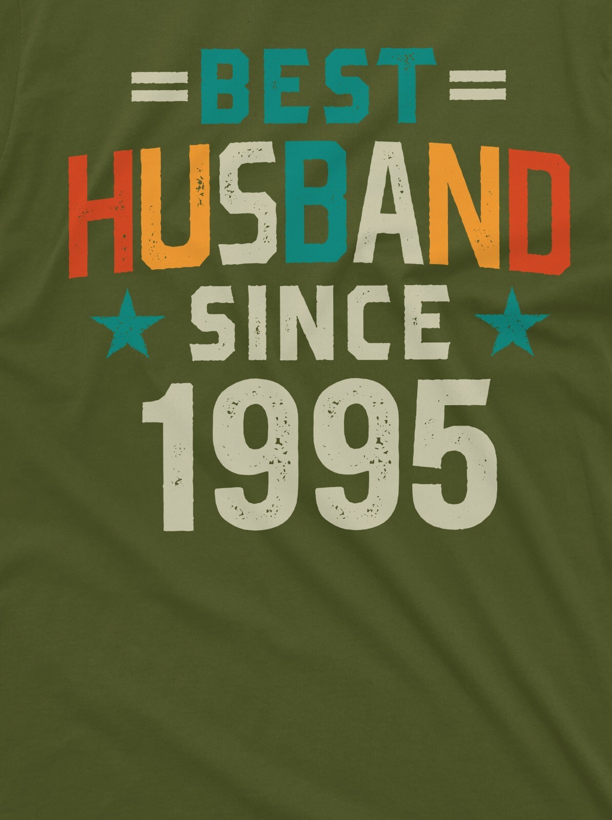 Men’s Best Husband Since Custom T-shirt anniversary customizable personalized T