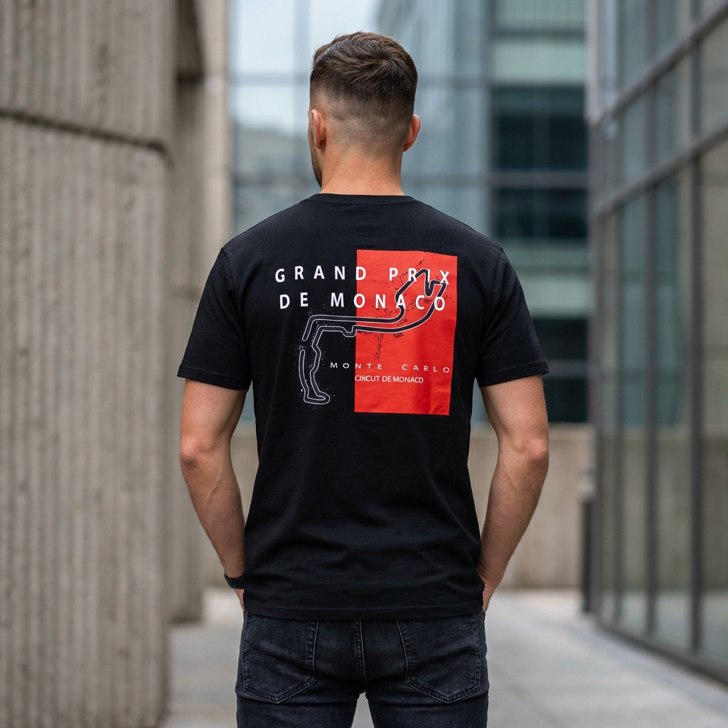 Monaco Grand Prix T-Shirt | F1 Racing Fan Tee S-5XL | Modern Classic Fit