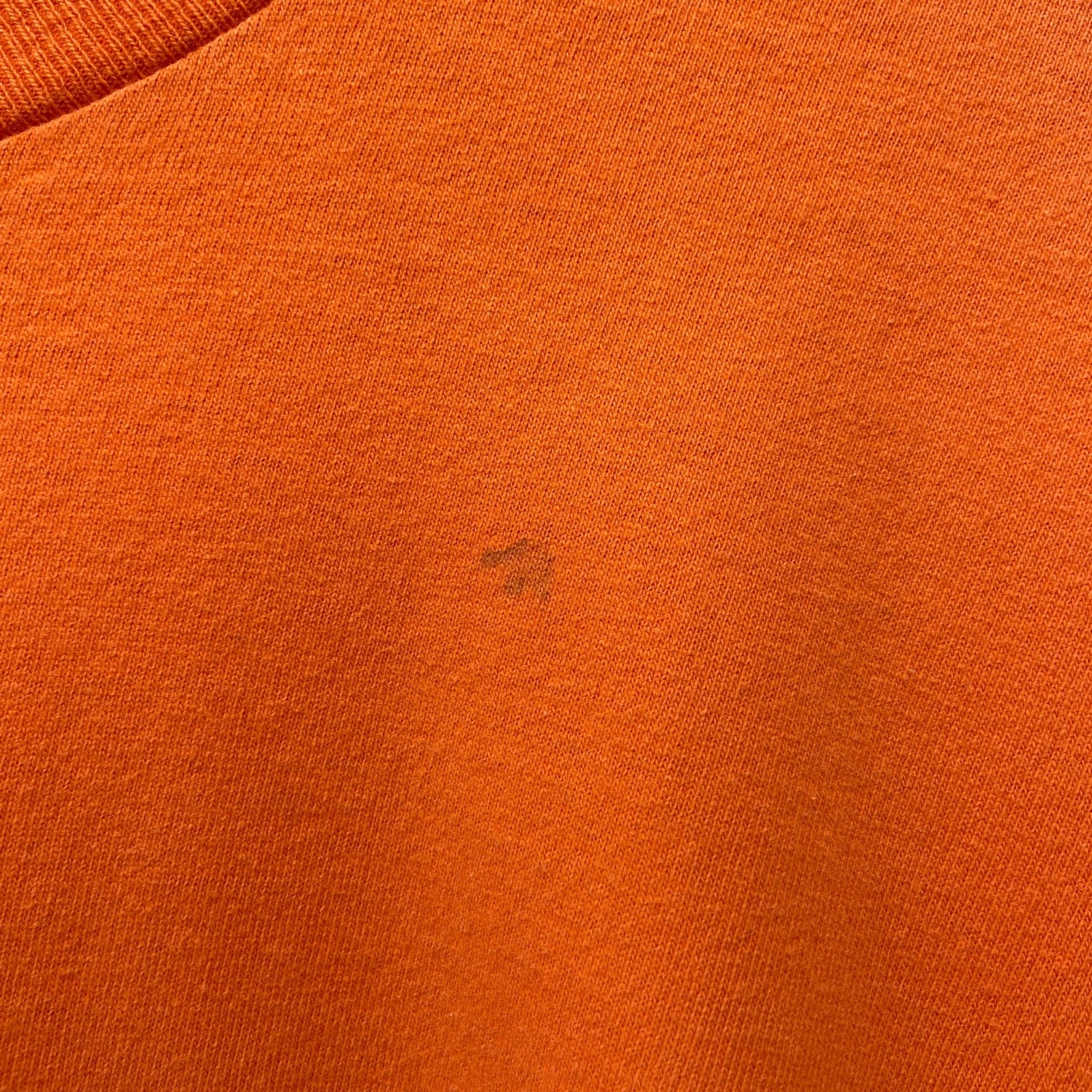 VTG 90s Single Stitch Embroidered Mickey Mouse Disney Orange T-Shirt Men’s Sz XL
