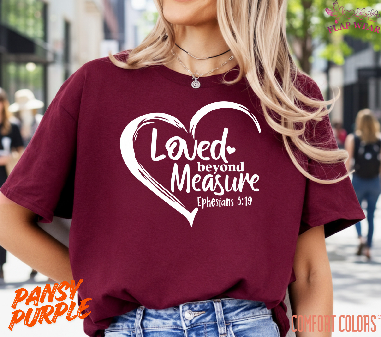 Unisex Loved Beyond Measure T shirt Men T shirt Women valanity Romantic