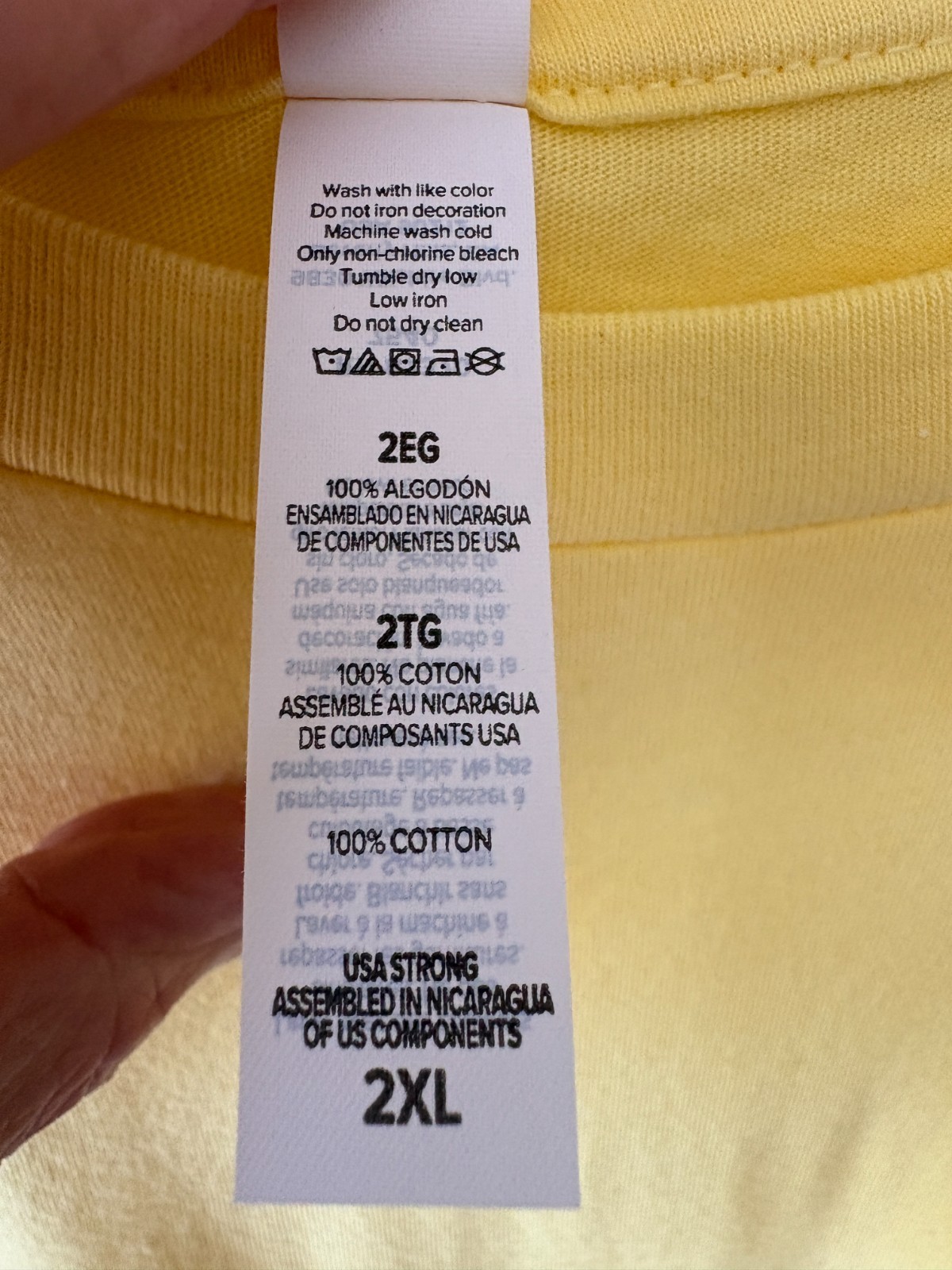 2 Bella + Canvas Mens Solid Color T Shirts 1 Orange 1 Yellow 100% Cotton Sz XXL