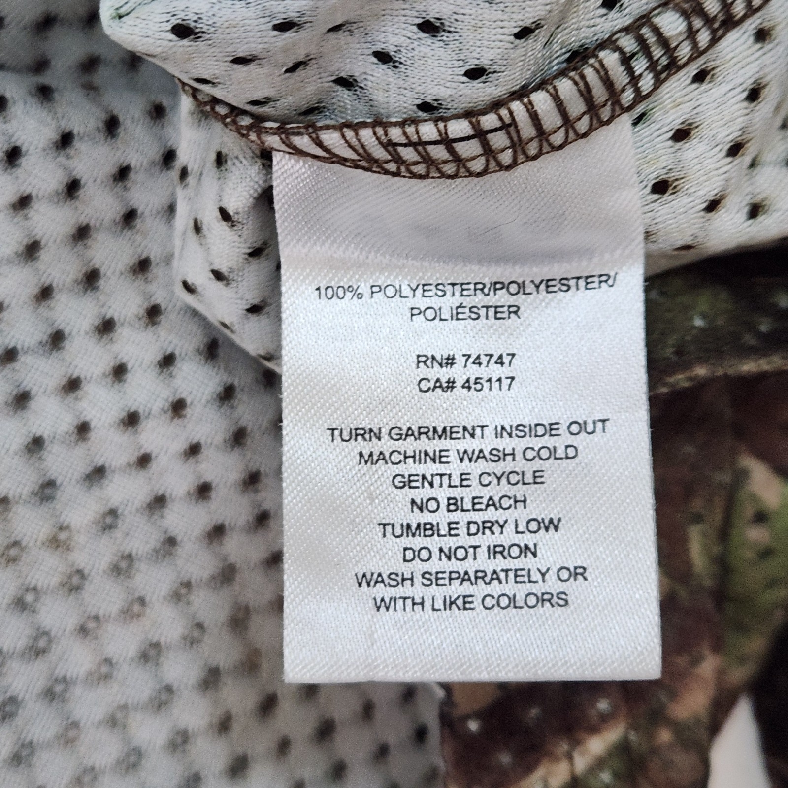 Redhead Realtree APG Camo T Shirt Mens XL Brown Long Sleeve Hunting Outdoor N01D