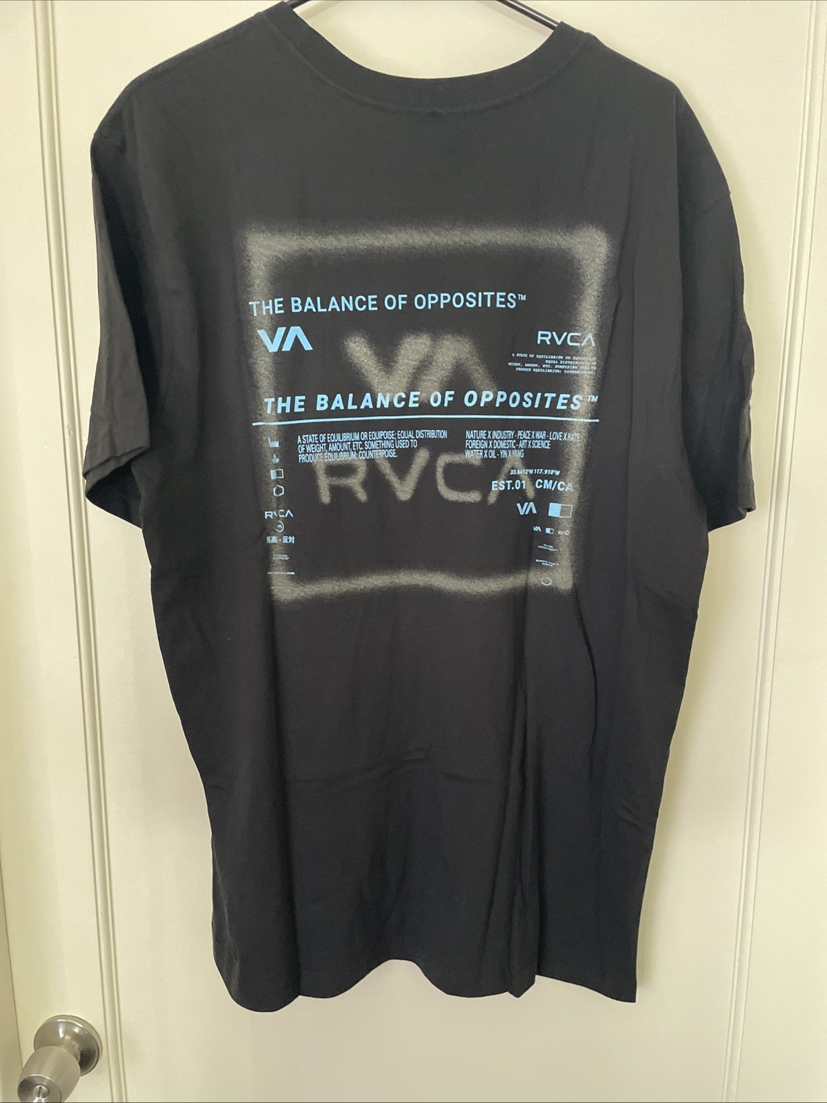 New RVCA Artist Network Graphic Tee Surfer Skater Street Men’s T Shirt Size XL