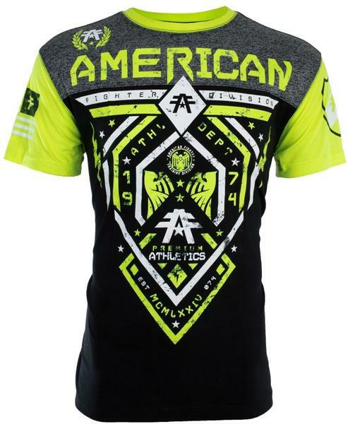 American Fighter Men’s T-shirt FAIRBANKS Athletic Black MMA XS-5XL
