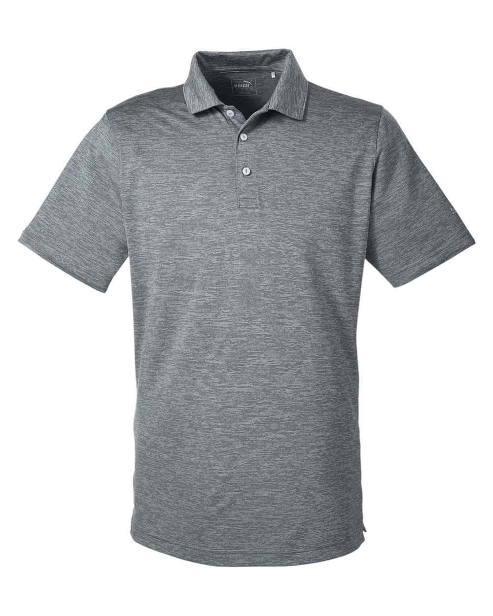 Puma Golf Men’s S-4XL Icon Heather Polo Dri-FIT Stretch Collared Sports Shirt