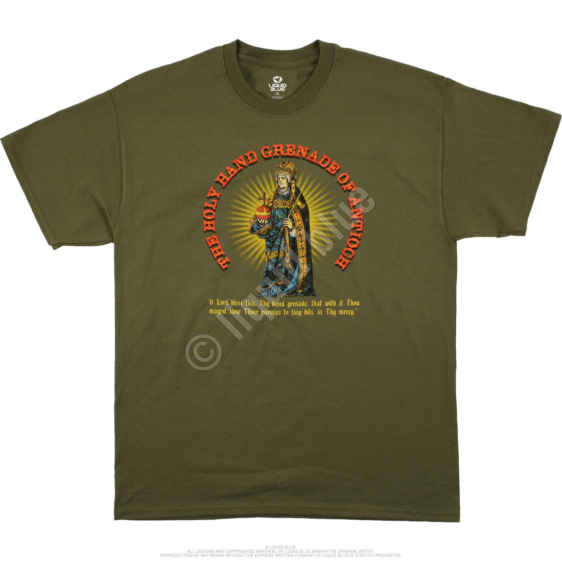 MONTY PYTHON-HOLY HAND GRENADE-of Antioch-2 Side T-SHIRT M-L-XL-XXL-3X Cleese