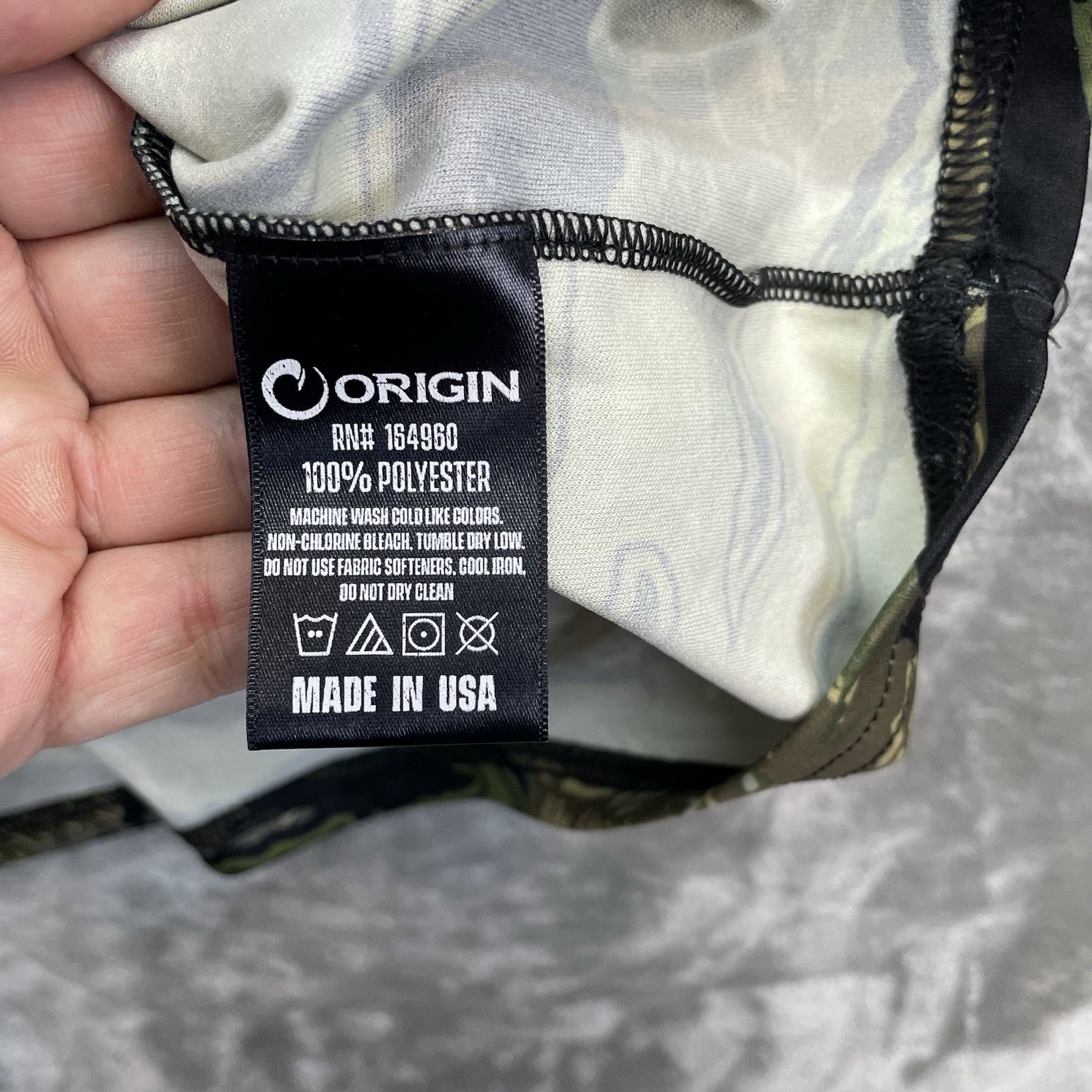 Origin Maine shirt Men medium Compression Rashguard MMA Fighting USA gym hunt