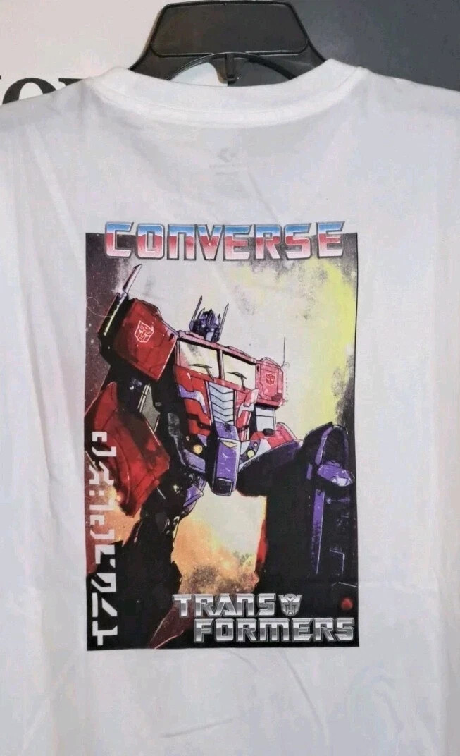 2XS – Converse T-shirt Converse x Transformers Optimus Short Sleeve Wht Unisex