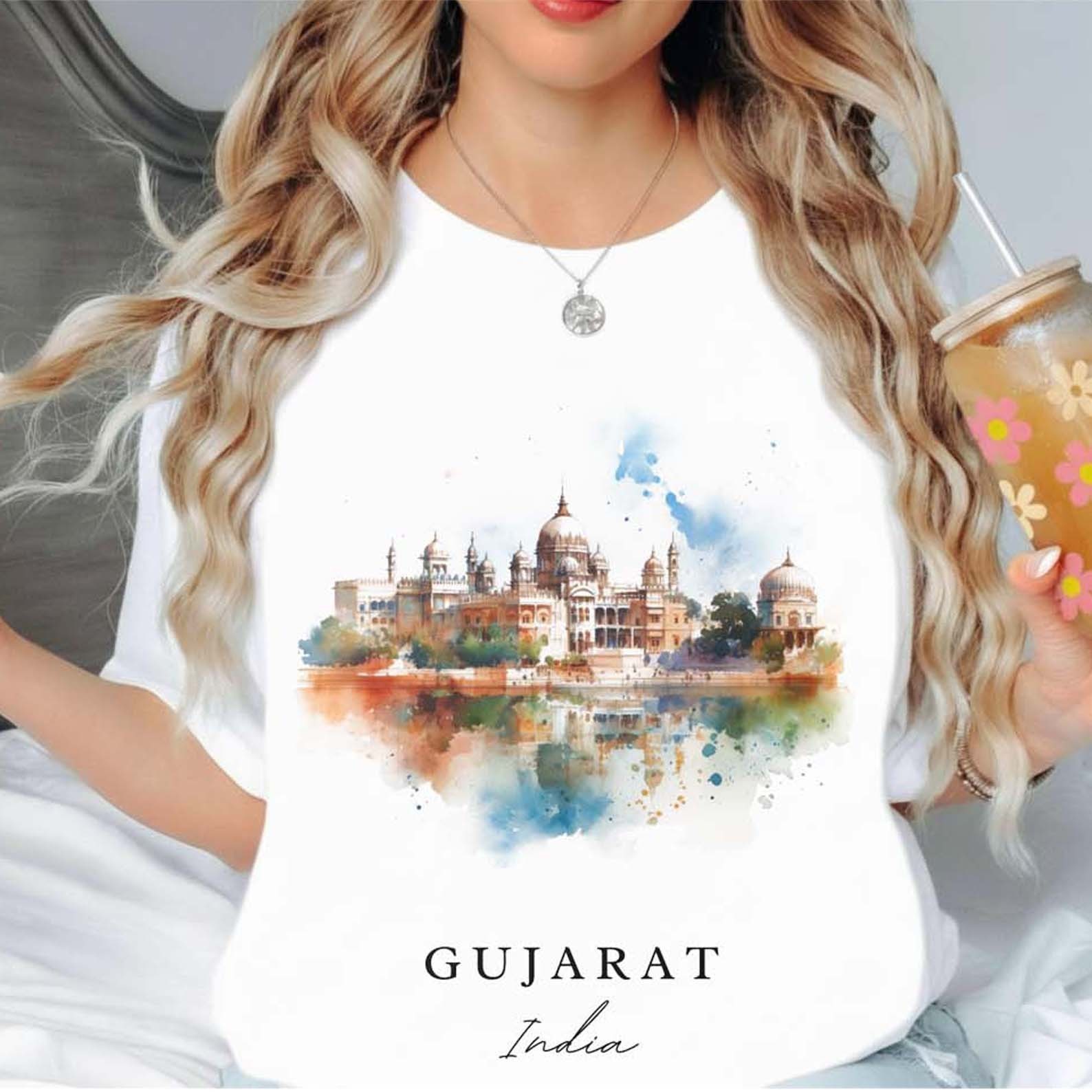 Gujarat India Unisex Shirt Travel Gift India Trip Lover Souvenir Tee