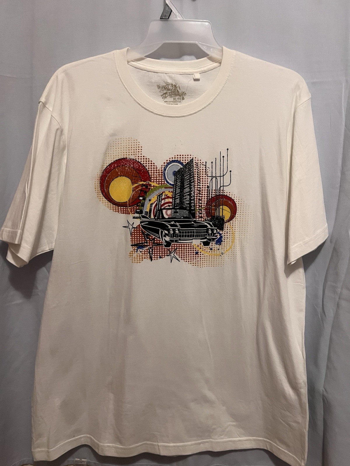 MECCA CLOTHING CO MENS SCREEN PRINTED T-SHIRT MENS SZ XL NWOT