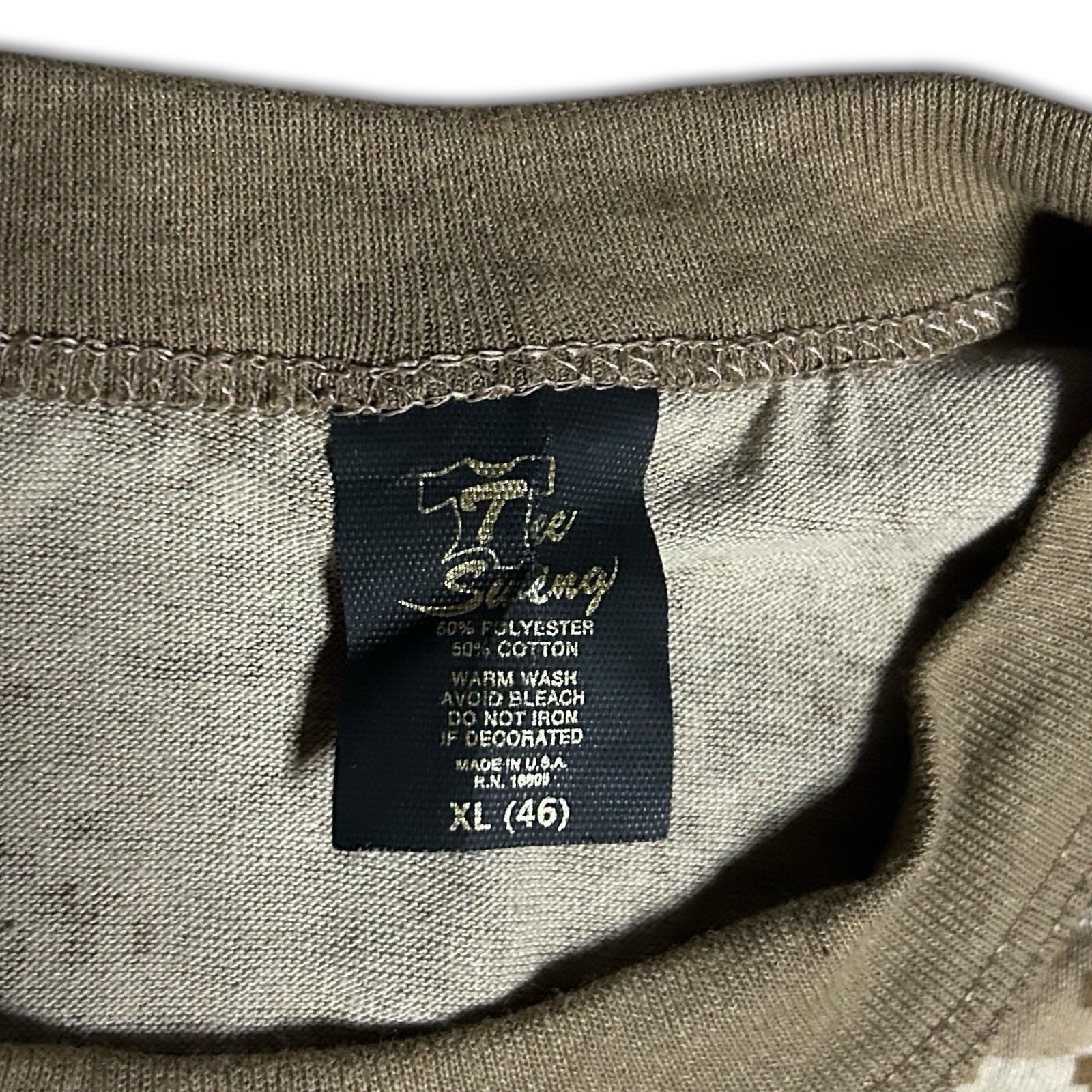 Vintage 90s Desert Digital Camo Shirt Single Stitch Tee Swing Camouflage size XL