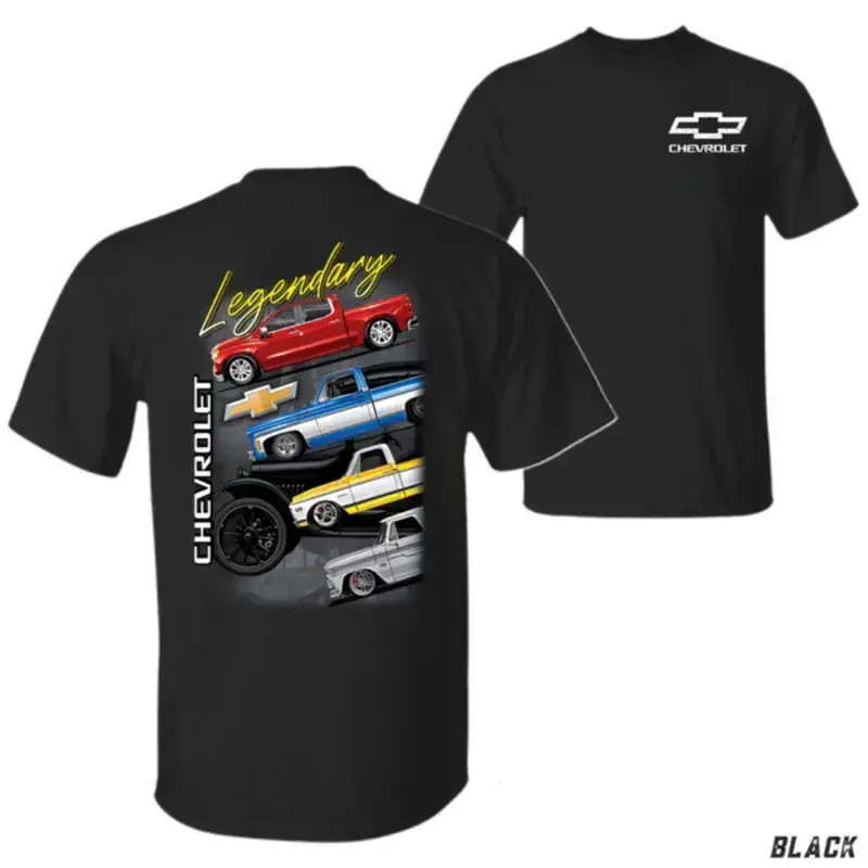 Chevy Truck T-Shirt, Vintage Chevrolet Pickup Graphic Tee with Legendary Classic