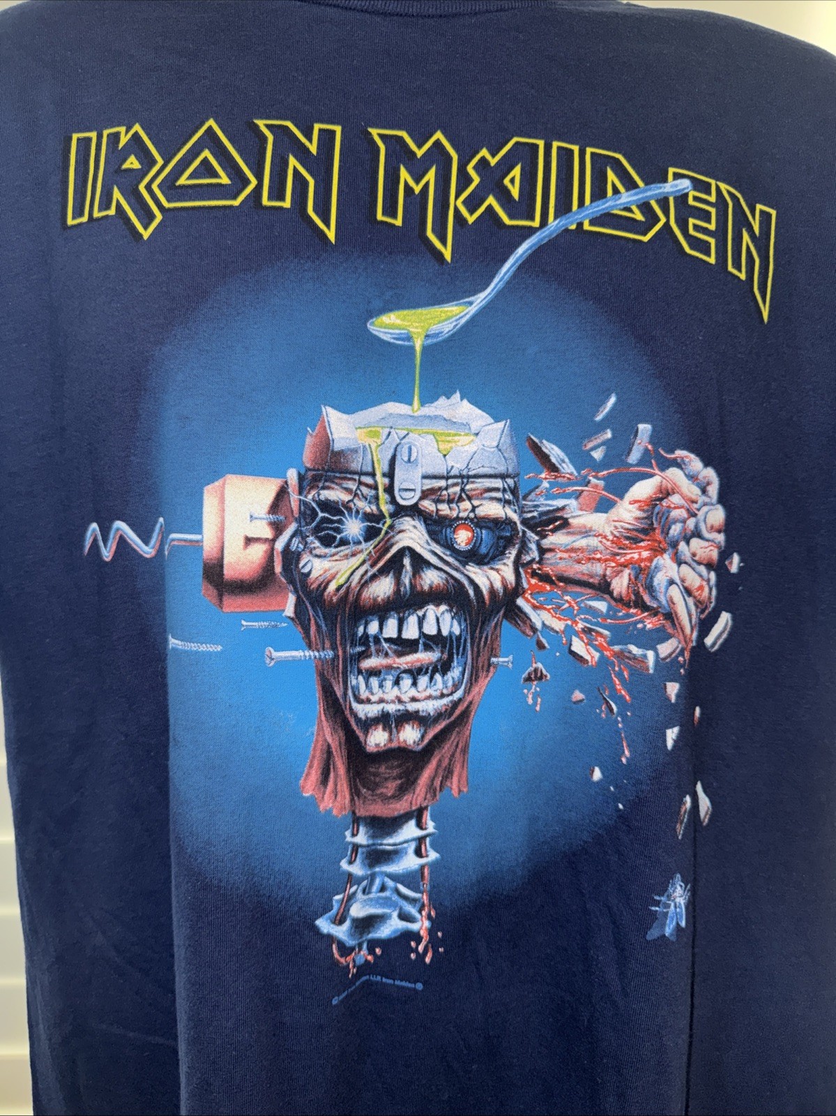 Iron Maiden Official Future Past World Tour Shirt 2023 T Shirt Large New